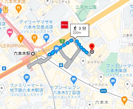 バーレスク東京　地図